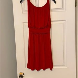 Red cocktail dress